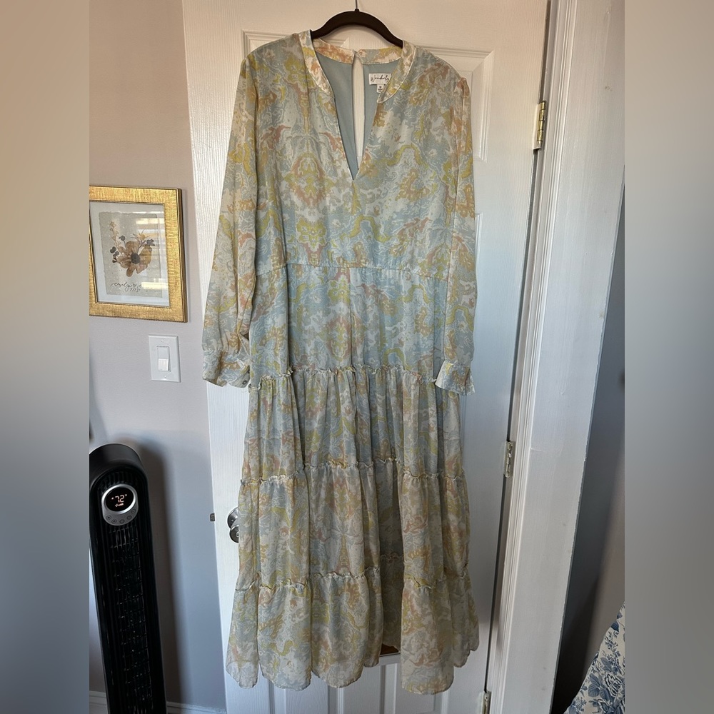 Wonderly Long Sleeve Maxi Dress
